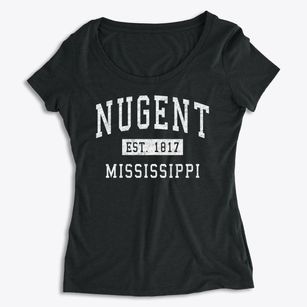 Nugent Mississippi Classic Established Women's Premium Scoop Neck
