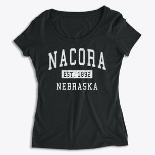 Nacora Nebraska Classic Established Women's Premium Scoop Neck