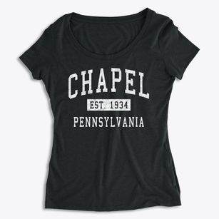 Chapel Pennsylvania Classic Established Women's Premium Scoop Neck