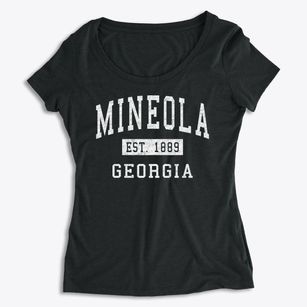 Mineola Georgia Classic Established Women's Premium Scoop Neck