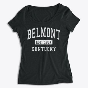 Belmont Kentucky Classic Established Women's Premium Scoop Neck