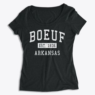 Boeuf Arkansas Classic Established Women's Premium Scoop Neck