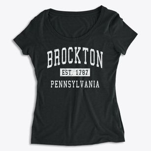 Brockton Pennsylvania Classic Established Women's Premium Scoop Neck