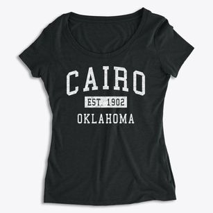 Cairo Oklahoma Classic Established Women's Premium Scoop Neck