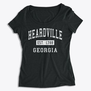 Heardville Georgia Classic Established Women's Premium Scoop Neck