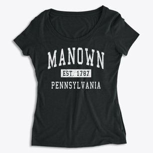 Manown Pennsylvania Classic Established Women's Premium Scoop Neck