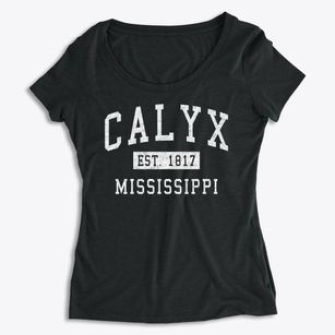 Calyx Mississippi Classic Established Women's Premium Scoop Neck