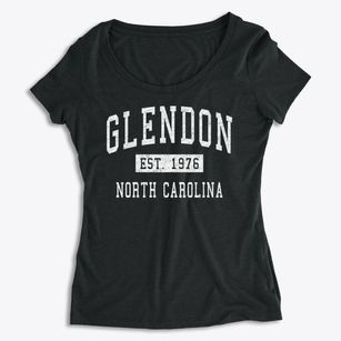 Glendon North Carolina Classic Established Women's Premium Scoop Neck