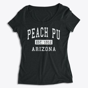 Peach Pu Arizona Classic Established Women's Premium Scoop Neck