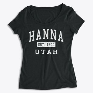 Hanna Utah Classic Established Women's Premium Scoop Neck