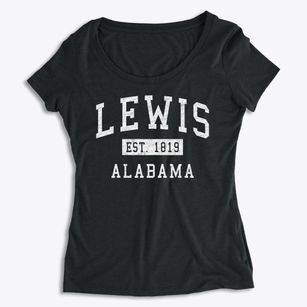 Lewis Alabama Classic Established Women's Premium Scoop Neck