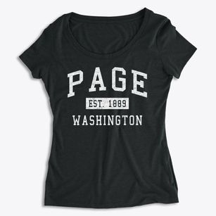 Page Washington Classic Established Women's Premium Scoop Neck