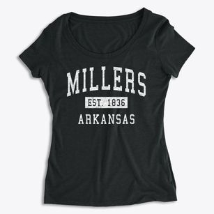 Millers Arkansas Classic Established Women's Premium Scoop Neck