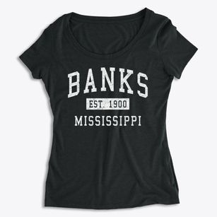 Banks Mississippi Classic Established Women's Premium Scoop Neck