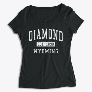 Diamond Wyoming Classic Established Women's Premium Scoop Neck