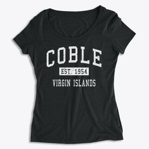 Coble Virgin Islands Classic Established Women's Premium Scoop Neck