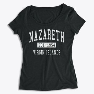 Nazareth Virgin Islands Classic Established Women's Premium Scoop Neck