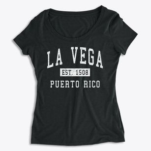 La Vega Puerto Rico Classic Established Women's Premium Scoop Neck
