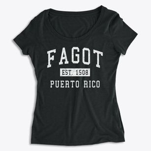 Fagot Puerto Rico Classic Established Women's Premium Scoop Neck