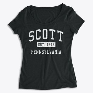 Scott Pennsylvania Classic Established Women's Premium Scoop Neck