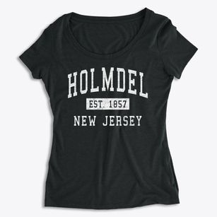 Holmdel New Jersey Classic Established Women's Premium Scoop Neck