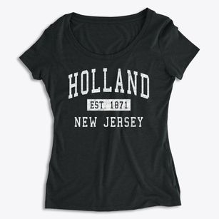 Holland New Jersey Classic Established Women's Premium Scoop Neck