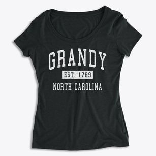 Grandy North Carolina Classic Established Women's Premium Scoop Neck