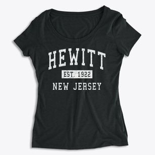 Hewitt New Jersey Classic Established Women's Premium Scoop Neck
