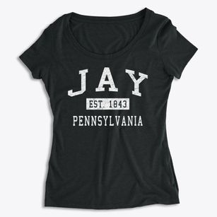 Jay Pennsylvania Classic Established Women's Premium Scoop Neck