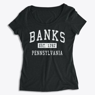 Banks Pennsylvania Classic Established Women's Premium Scoop Neck