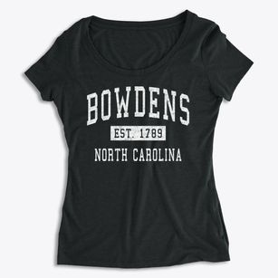 Bowdens North Carolina Classic Established Women's Premium Scoop Neck