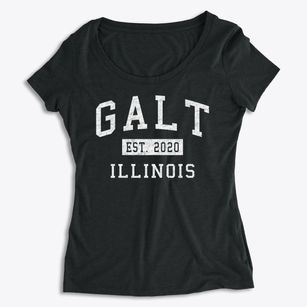 Galt Illinois Classic Established Women's Premium Scoop Neck