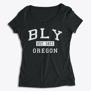 Bly Oregon Classic Established Women's Premium Scoop Neck