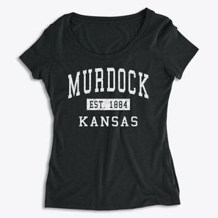 Murdock Kansas Classic Established Women's Premium Scoop Neck