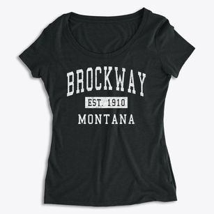 Brockway Montana Classic Established Women's Premium Scoop Neck