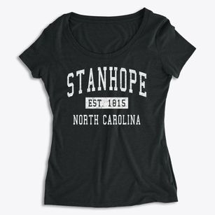 Stanhope North Carolina Classic Established Women's Premium Scoop Neck