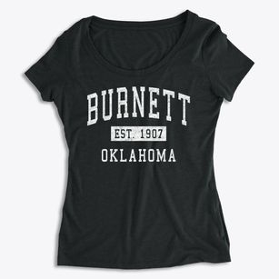 Burnett Oklahoma Classic Established Women's Premium Scoop Neck