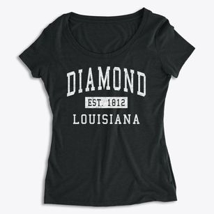 Diamond Louisiana Classic Established Women's Premium Scoop Neck