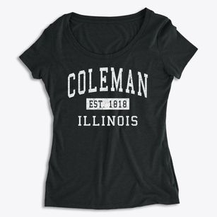 Coleman Illinois Classic Established Women's Premium Scoop Neck