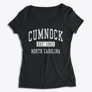 Cumnock North Carolina Classic Established Women's Premium Scoop Neck