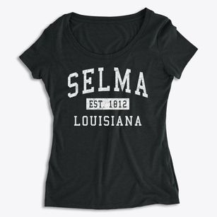 Selma Louisiana Classic Established Women's Premium Scoop Neck