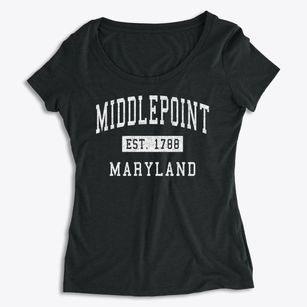 Middlepoint Maryland Classic Established Women's Premium Scoop Neck