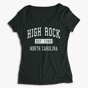 High Rock North Carolina Classic Established Women's Premium Scoop Neck