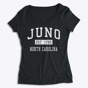 Juno North Carolina Classic Established Women's Premium Scoop Neck