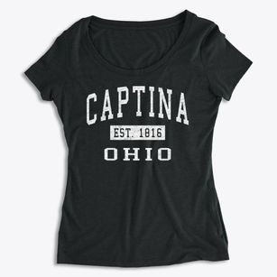 Captina Ohio Classic Established Women's Premium Scoop Neck