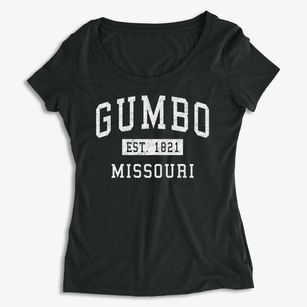 Gumbo Missouri Classic Established Women's Premium Scoop Neck