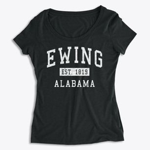 Ewing Alabama Classic Established Women's Premium Scoop Neck