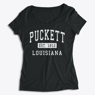 Puckett Louisiana Classic Established Women's Premium Scoop Neck