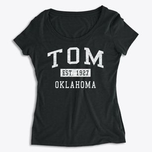 Tom Oklahoma Classic Established Women's Premium Scoop Neck