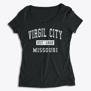 Virgil City Missouri Classic Established Women's Premium Scoop Neck